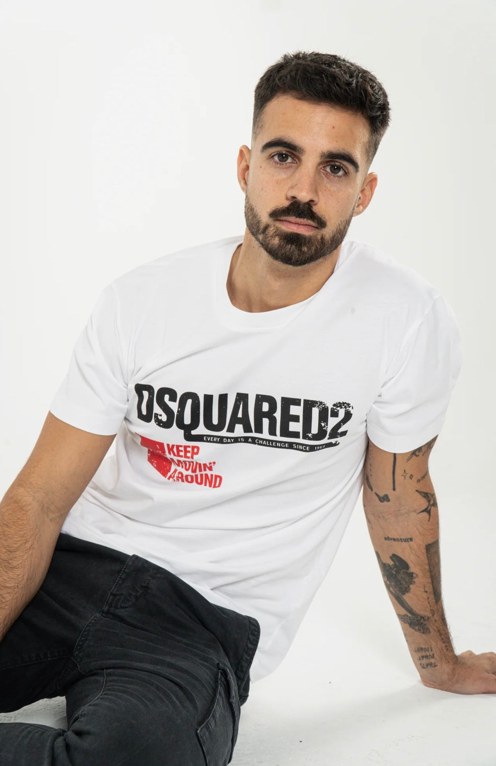 Dsquared2 Duks Majica Bela