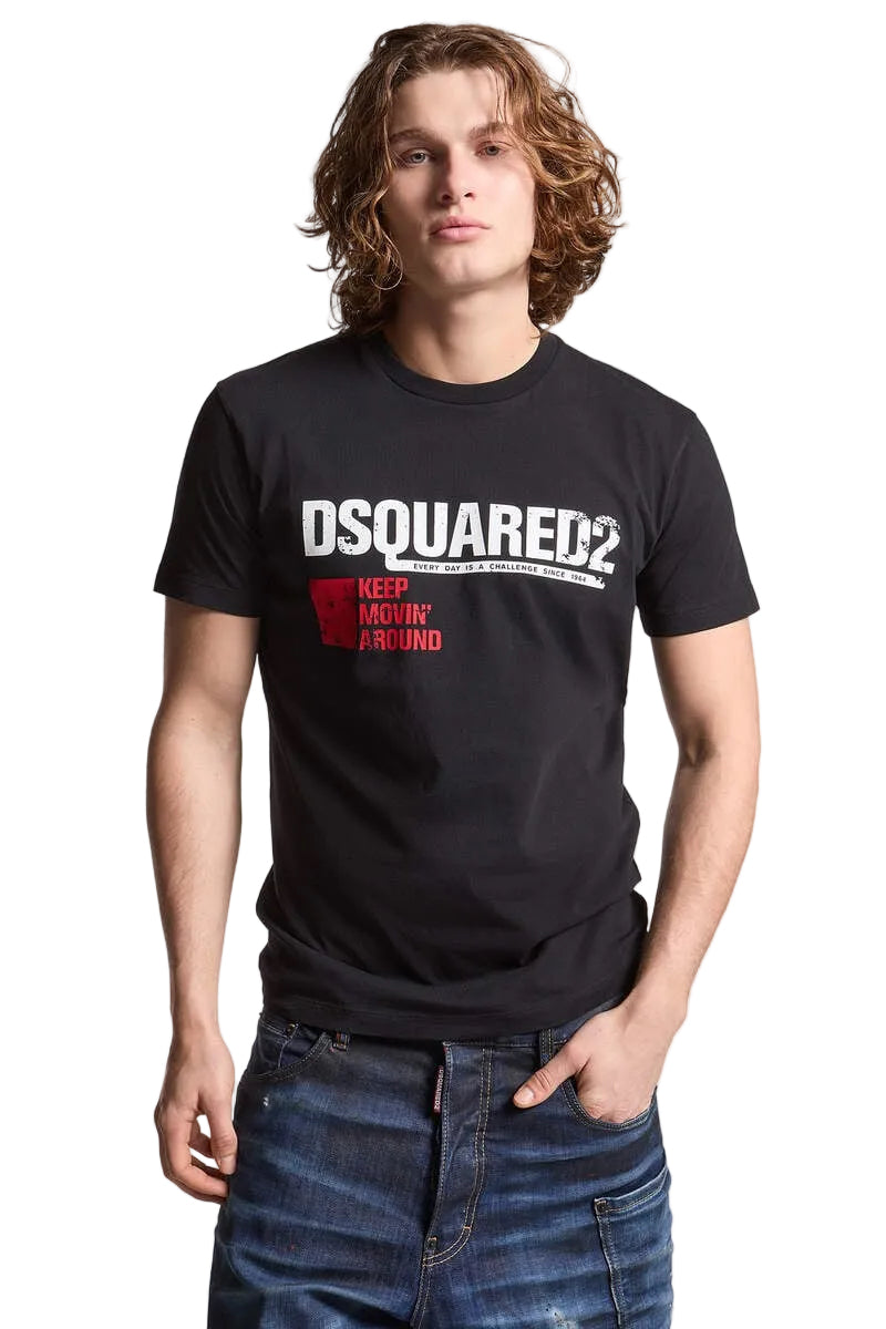 Dsquared2 Duks Majica Crna